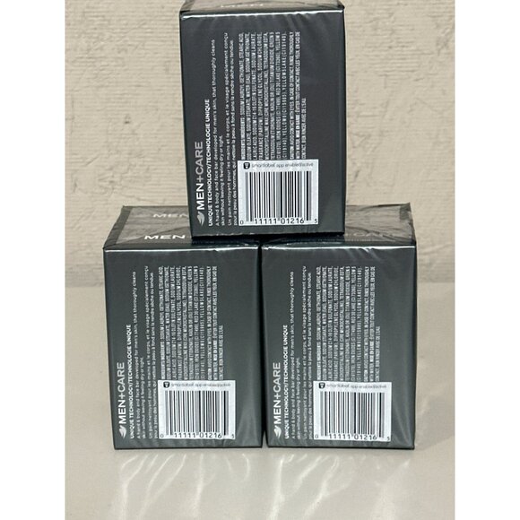 Dove Men+Care Deep Clean Exfoliating 3-In-1 Bar Soap 2-Pack Bundle of 3 boxes - Picture 2 of 2